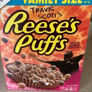 Limited edition sold out Travis Scott cereal box